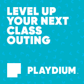 Advertisement: Playdium - Level up your next class outing