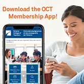 Advertisement for downloading the College's mobile app